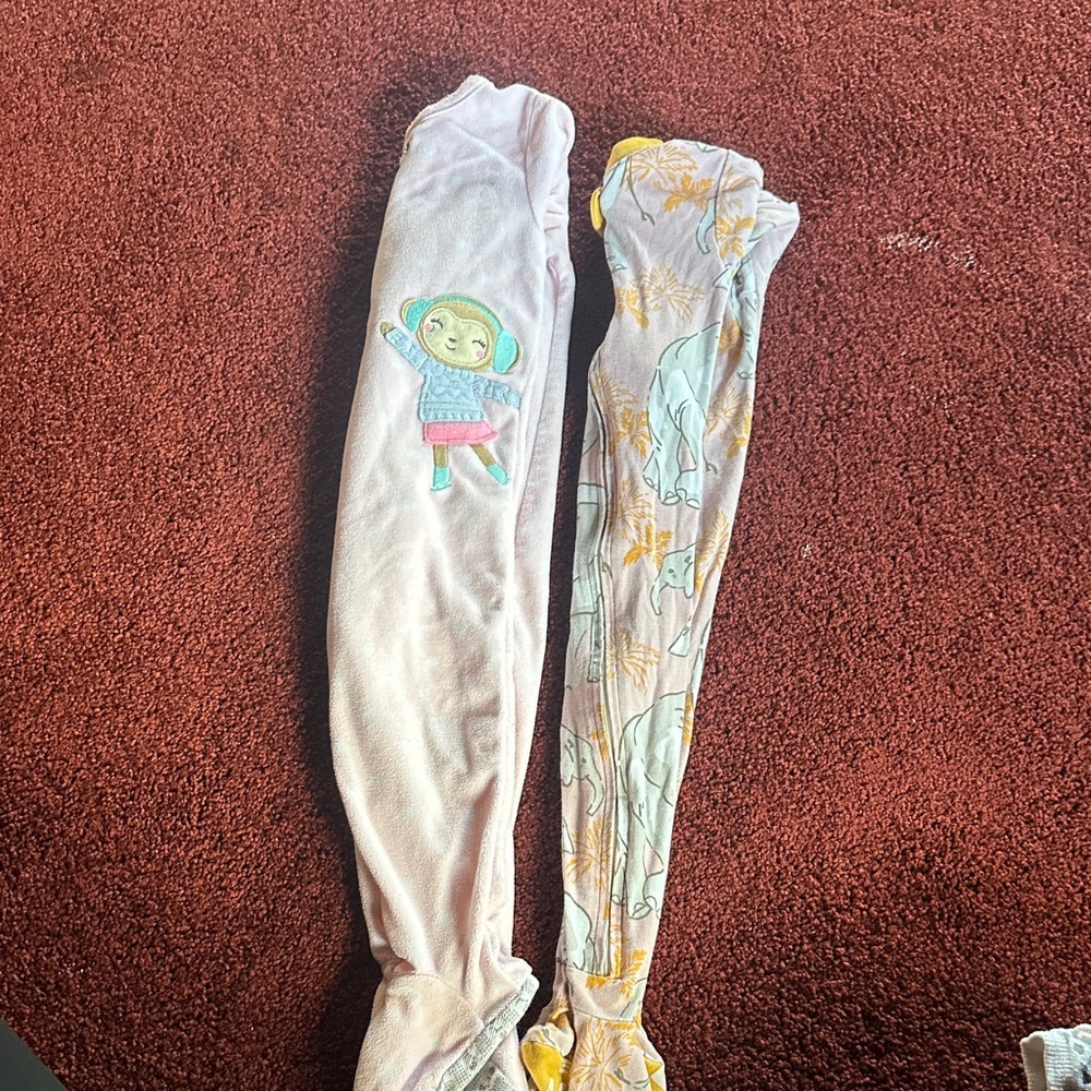 The Honest Company Kids Pajamas - Pink and Yellow